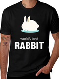 Worlds Best Rabbit T-Shirt - Black