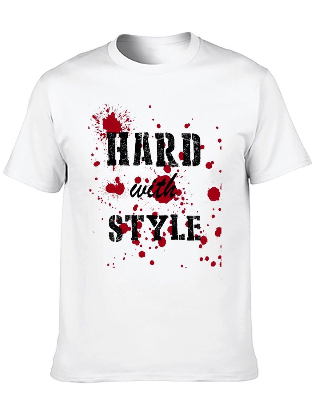 Hard with Style Graphic Tee - Black