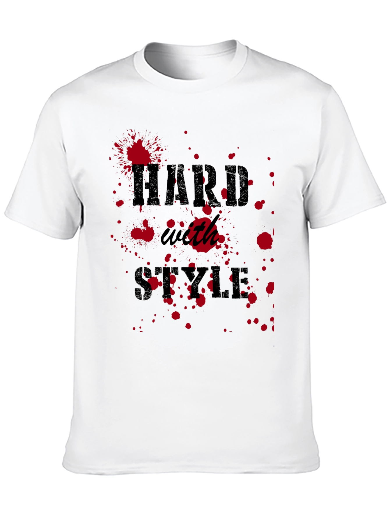 Hard with Style Graphic Tee - Black