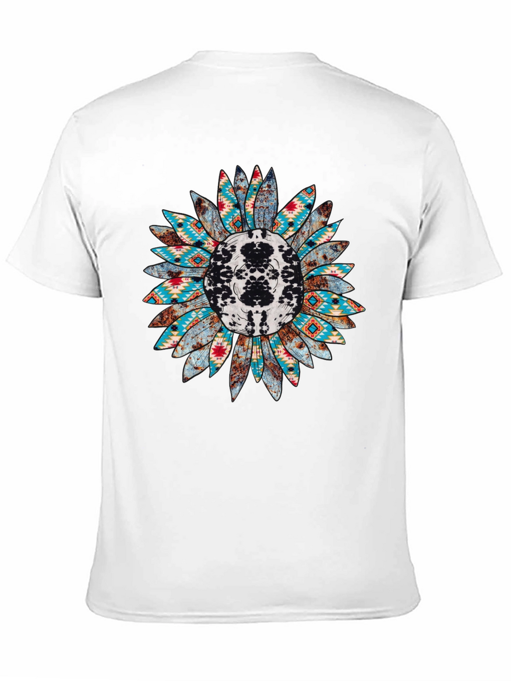 Rustic Sunflower Graphic Tee - Western Style Shirt