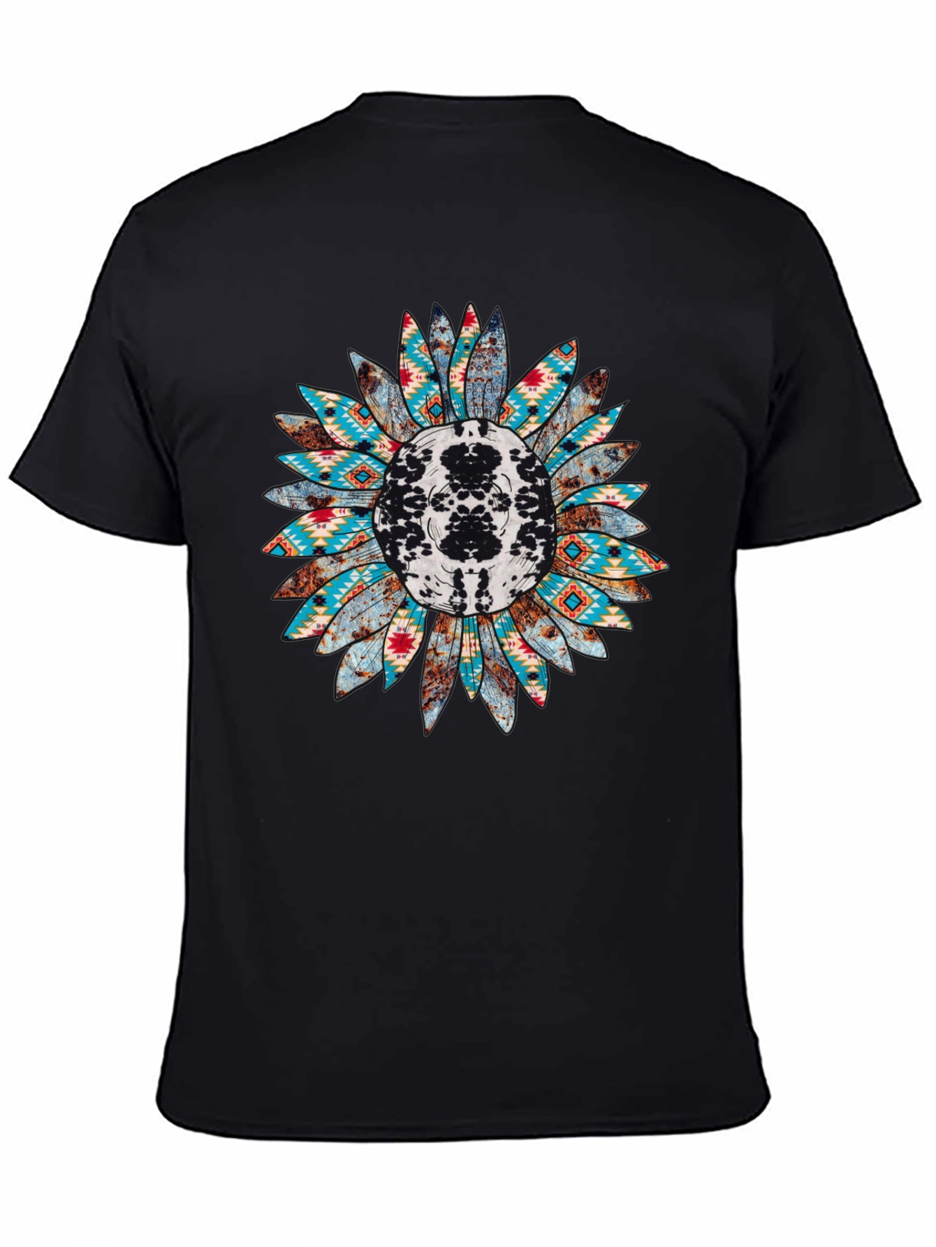 Rustic Sunflower Graphic Tee - Western Style Shirt