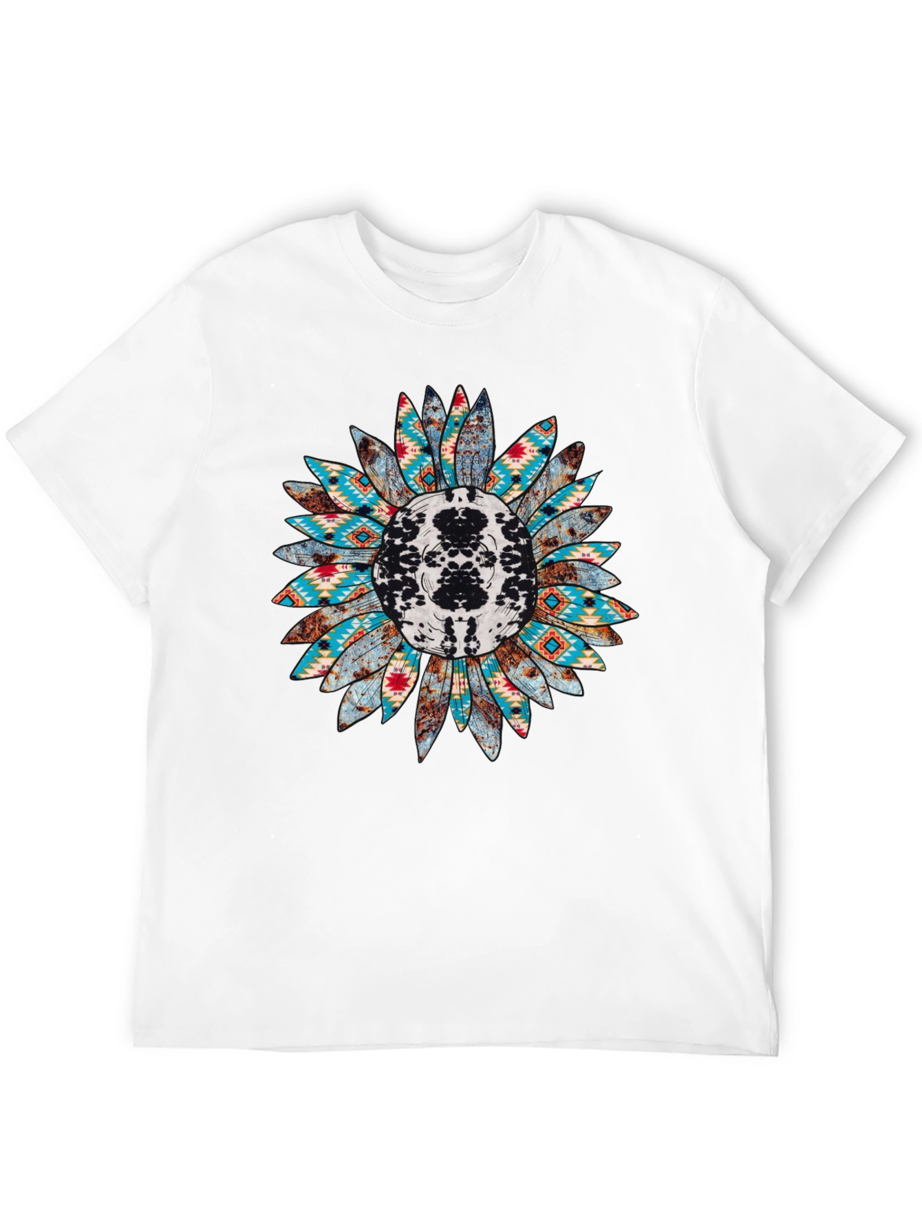 Rustic Sunflower Graphic Tee - Western Style Shirt