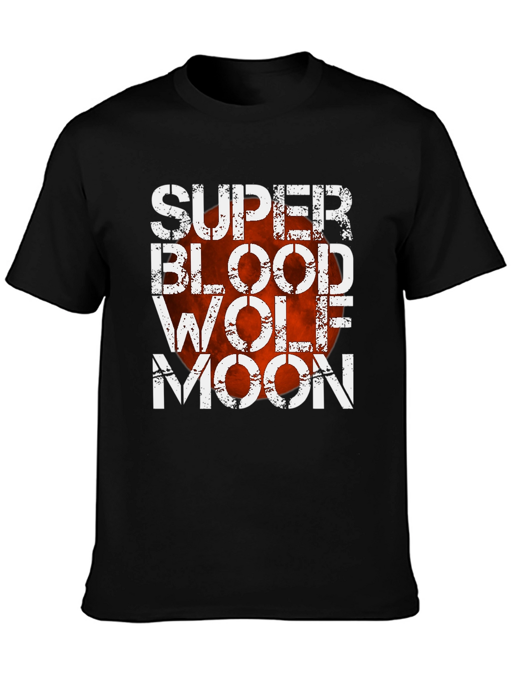 Super Blood Wolf Moon Graphic T-Shirt