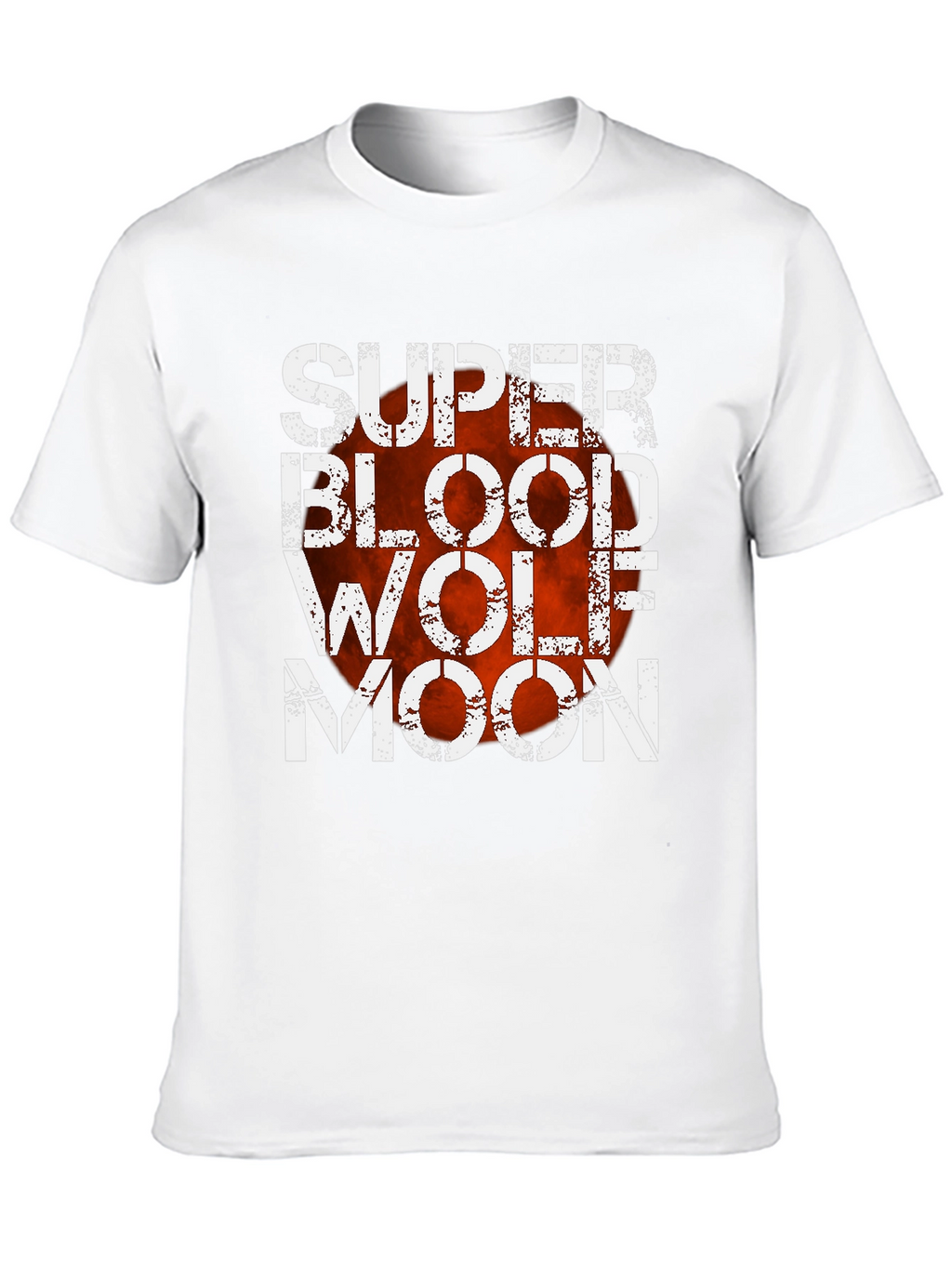 Super Blood Wolf Moon Graphic T-Shirt