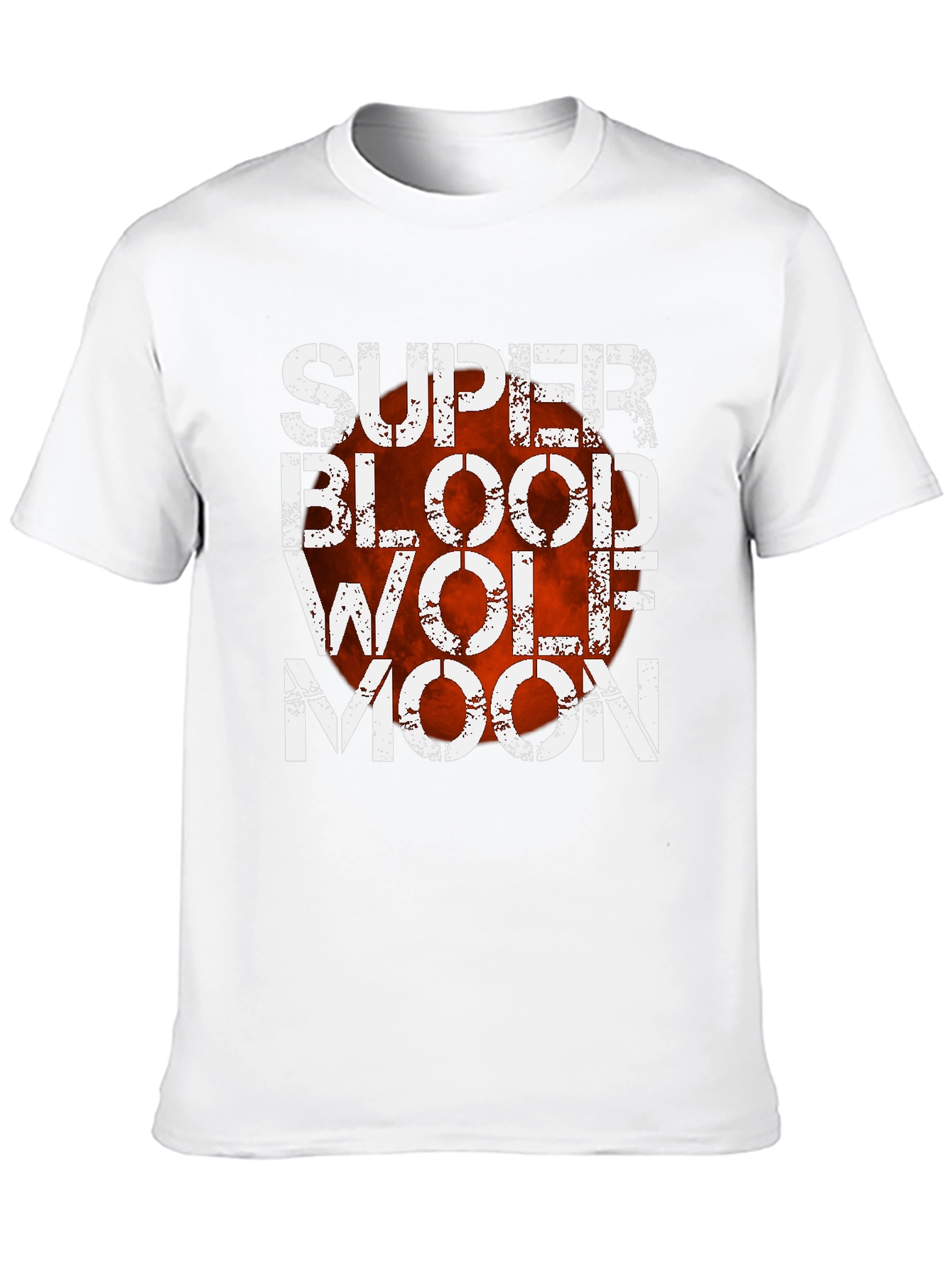 Super Blood Wolf Moon Graphic T-Shirt