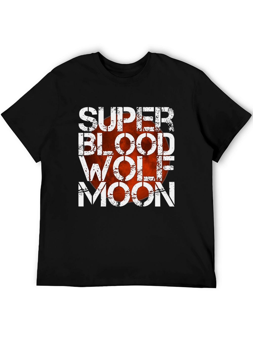 Super Blood Wolf Moon Graphic T-Shirt