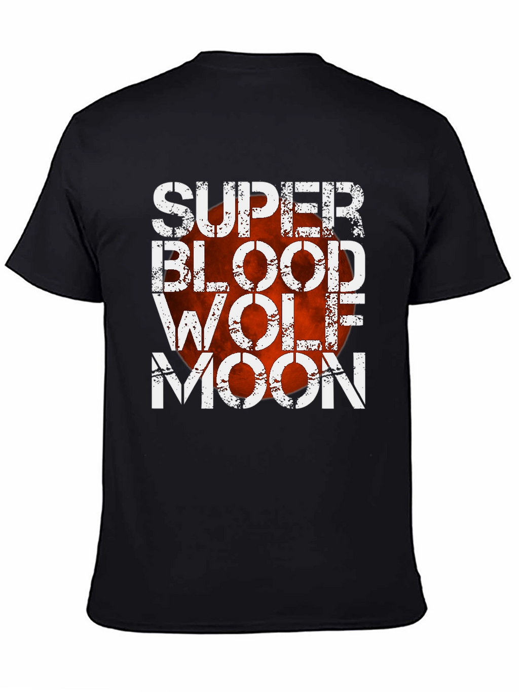 Super Blood Wolf Moon Graphic T-Shirt