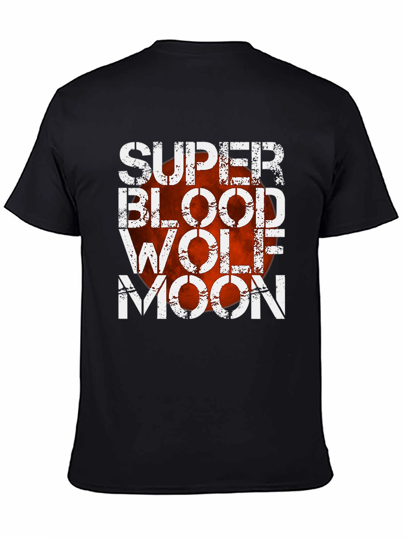 Super Blood Wolf Moon Graphic T-Shirt