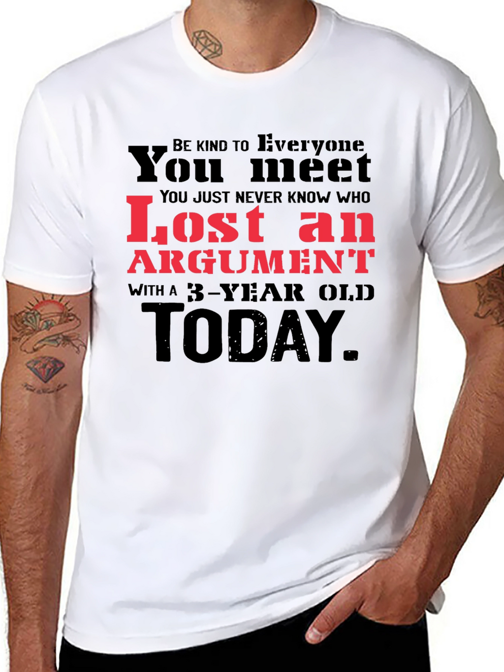 Humorous Lost an Argument Graphic Tee
