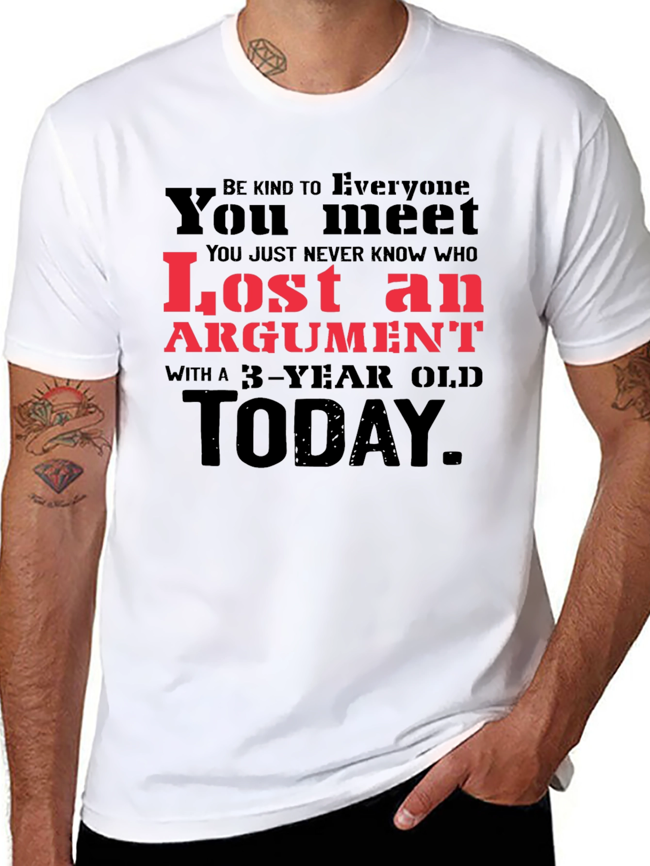 Humorous Lost an Argument Graphic Tee