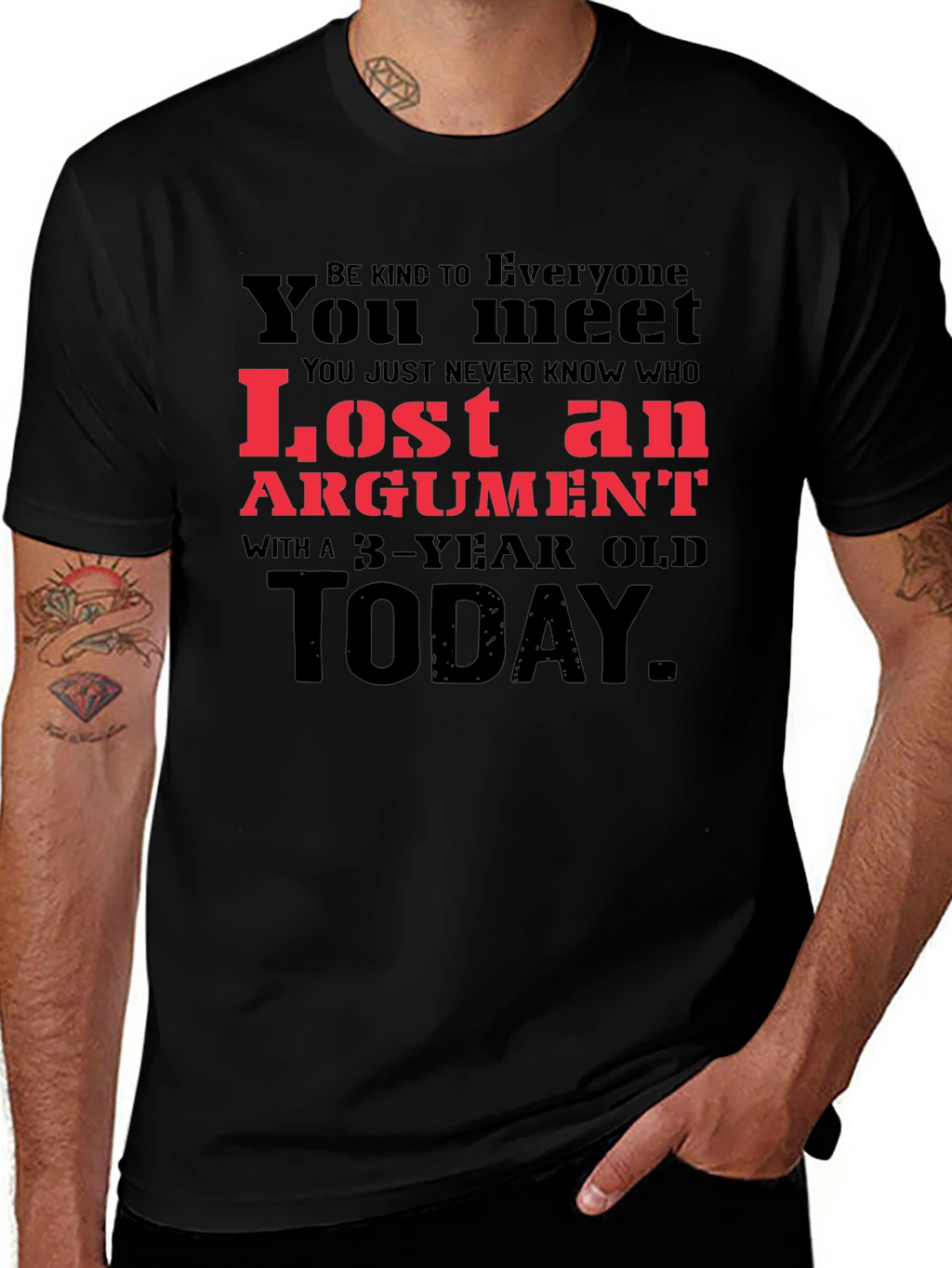 Humorous Lost an Argument Graphic Tee