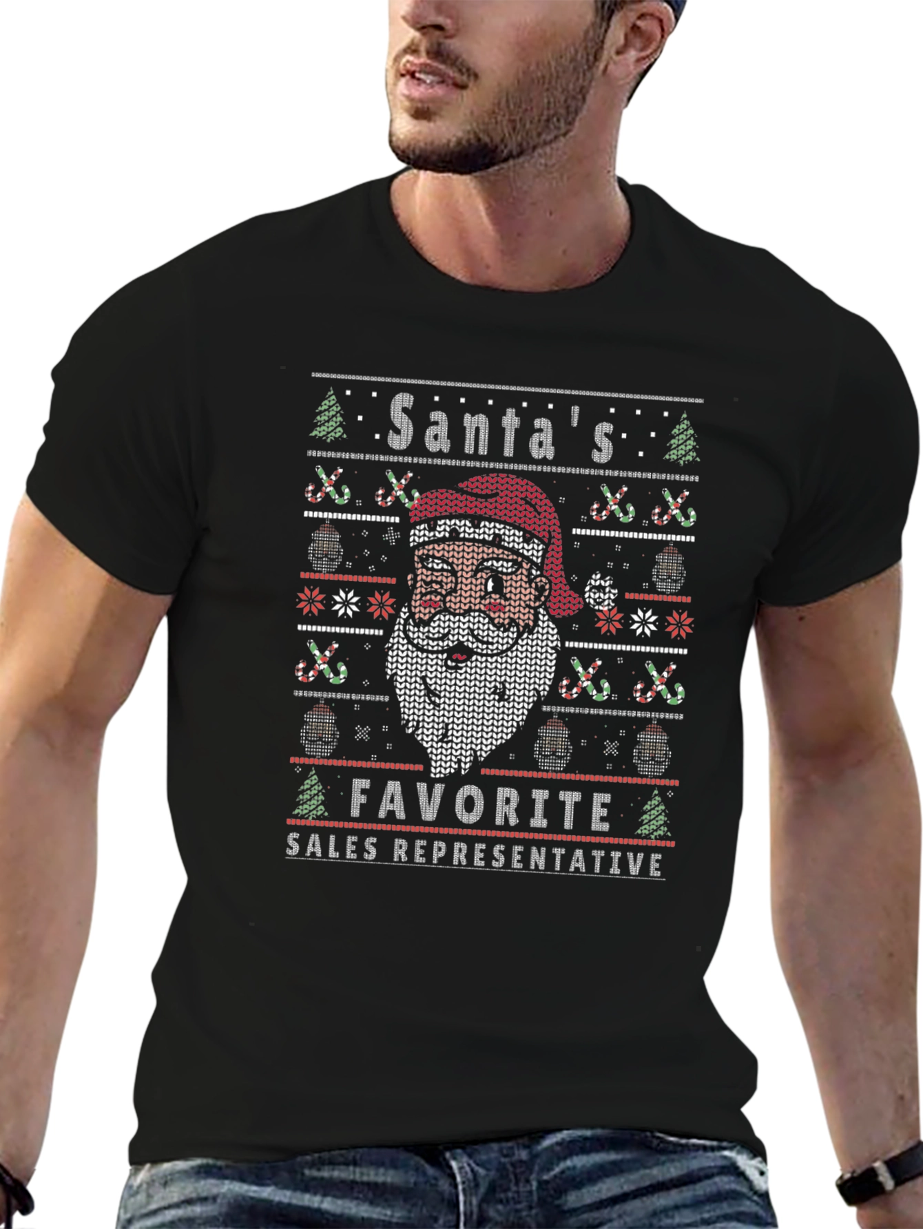 Santas Favorite Sales Representative T-Shirt