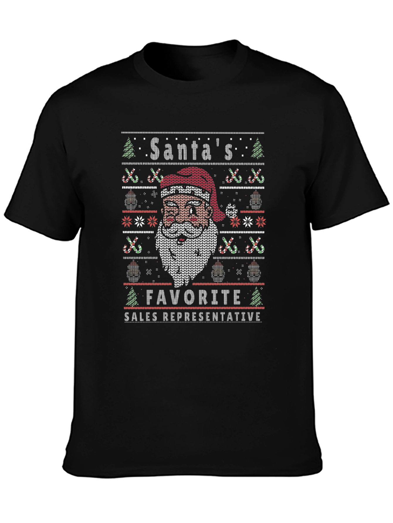 Santas Favorite Sales Representative T-Shirt