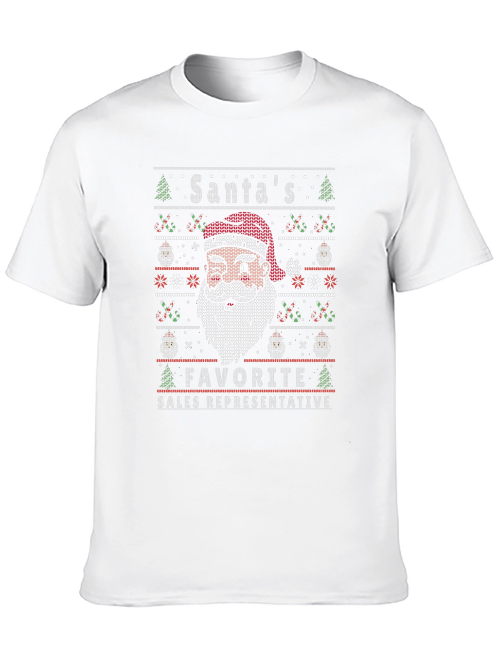 Santas Favorite Sales Representative T-Shirt