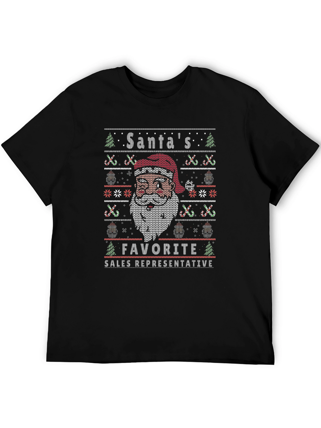 Santas Favorite Sales Representative T-Shirt