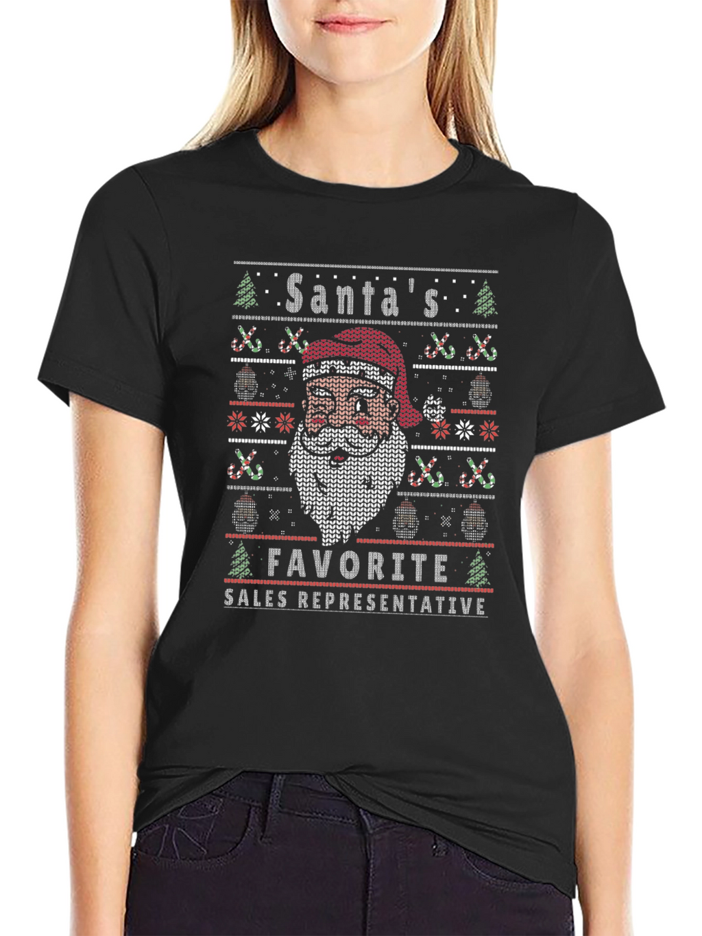 Santas Favorite Sales Representative T-Shirt