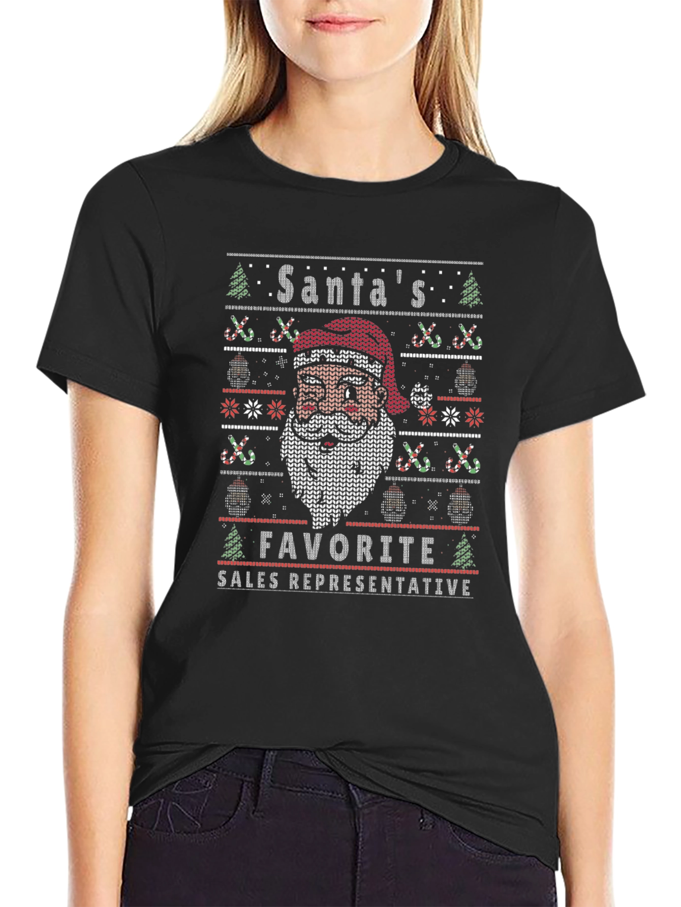 Santas Favorite Sales Representative T-Shirt