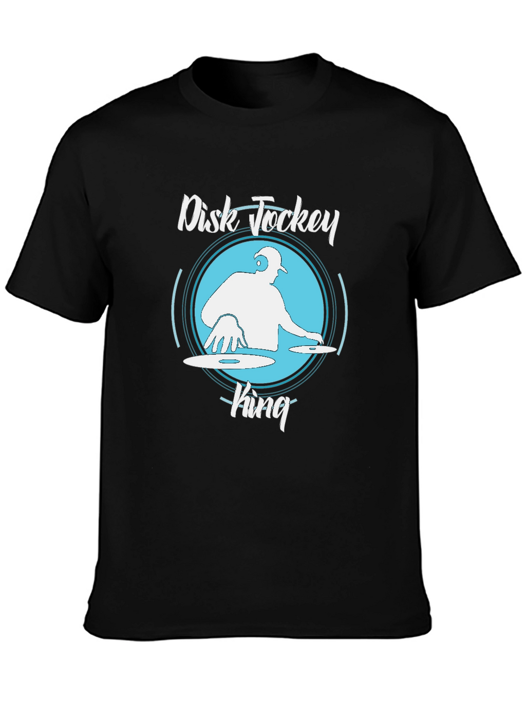 Disk Jockey King Graphic T-Shirt
