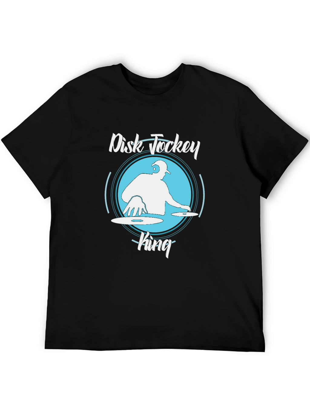Disk Jockey King Graphic T-Shirt