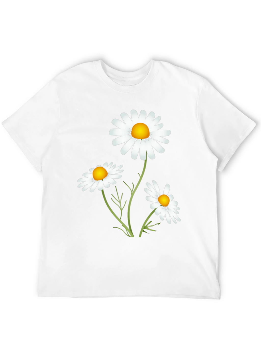 Daisy Graphic T-Shirt - Casual Black Tee