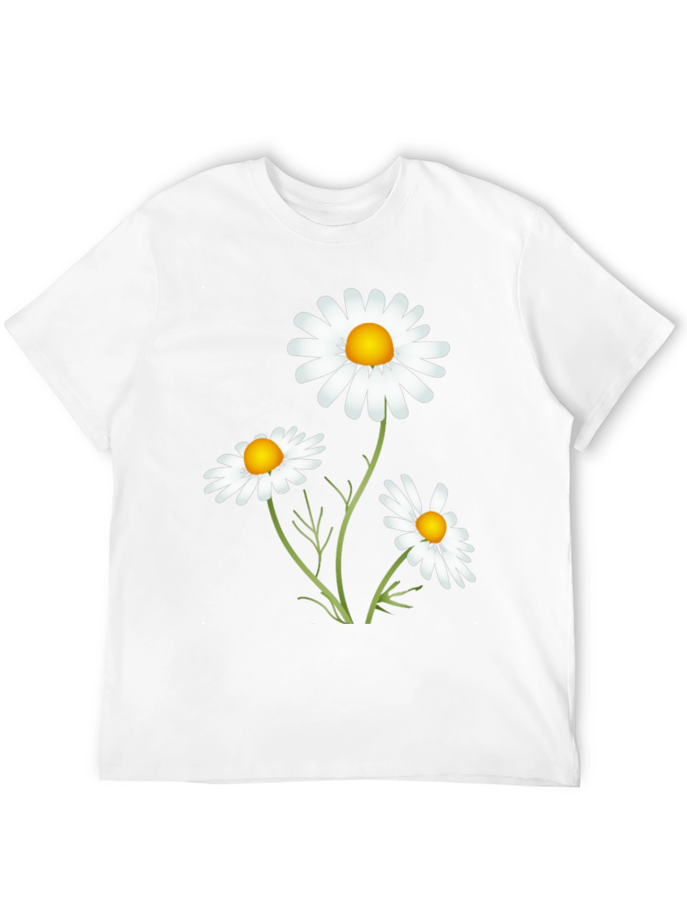 Daisy Graphic T-Shirt - Casual Black Tee