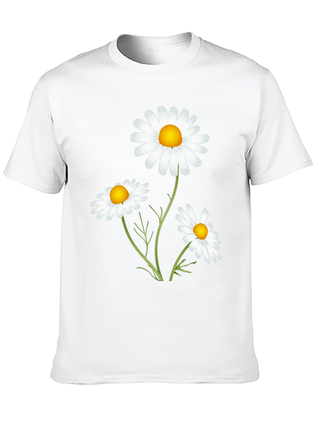 Daisy Graphic T-Shirt - Casual Black Tee