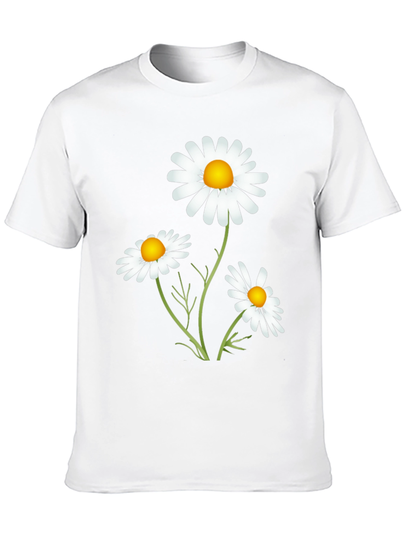 Daisy Graphic T-Shirt - Casual Black Tee