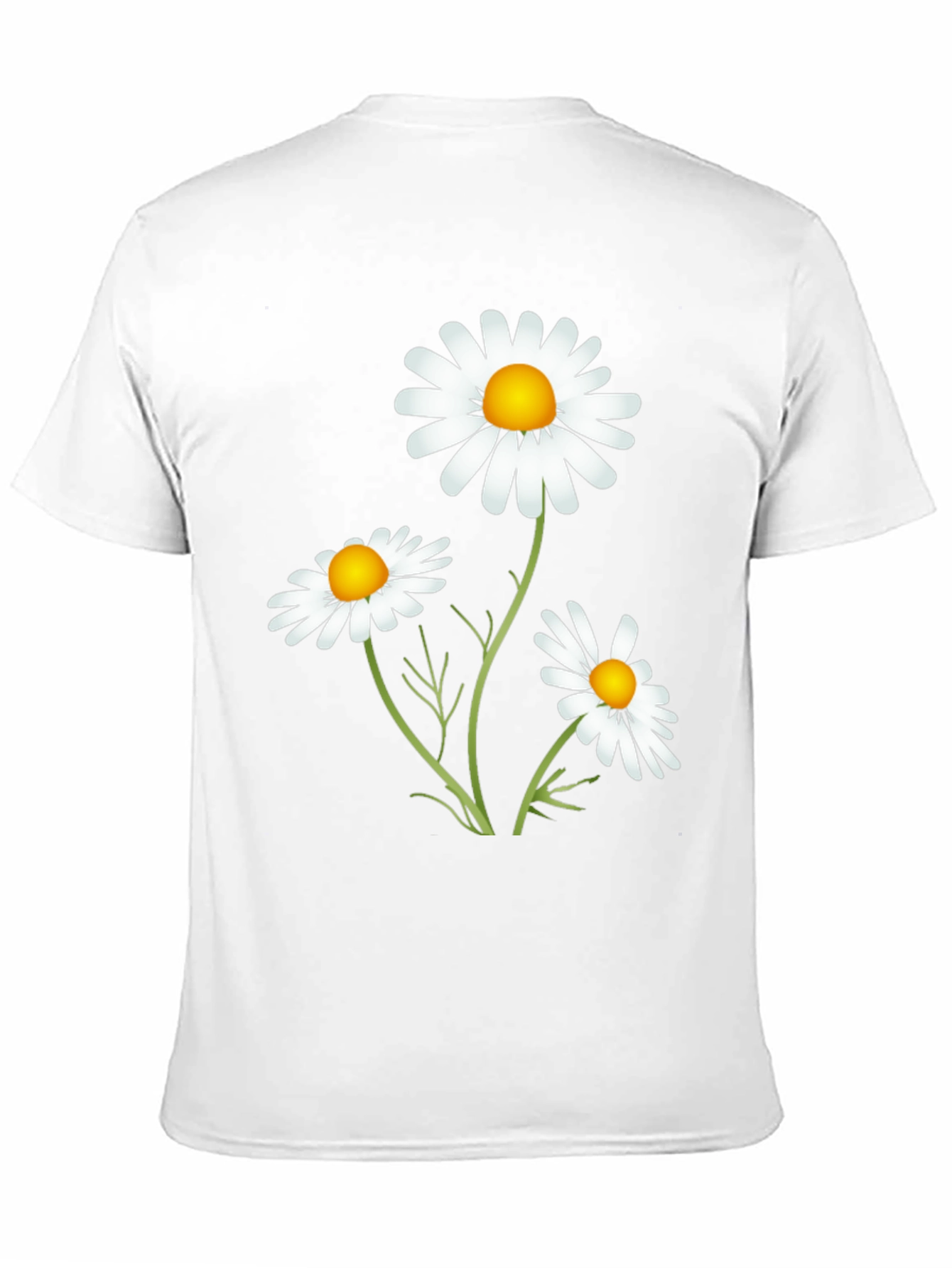 Daisy Graphic T-Shirt - Casual Black Tee