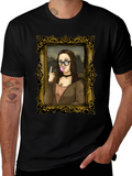 Mona Lisa Bubblegum Graphic Tee