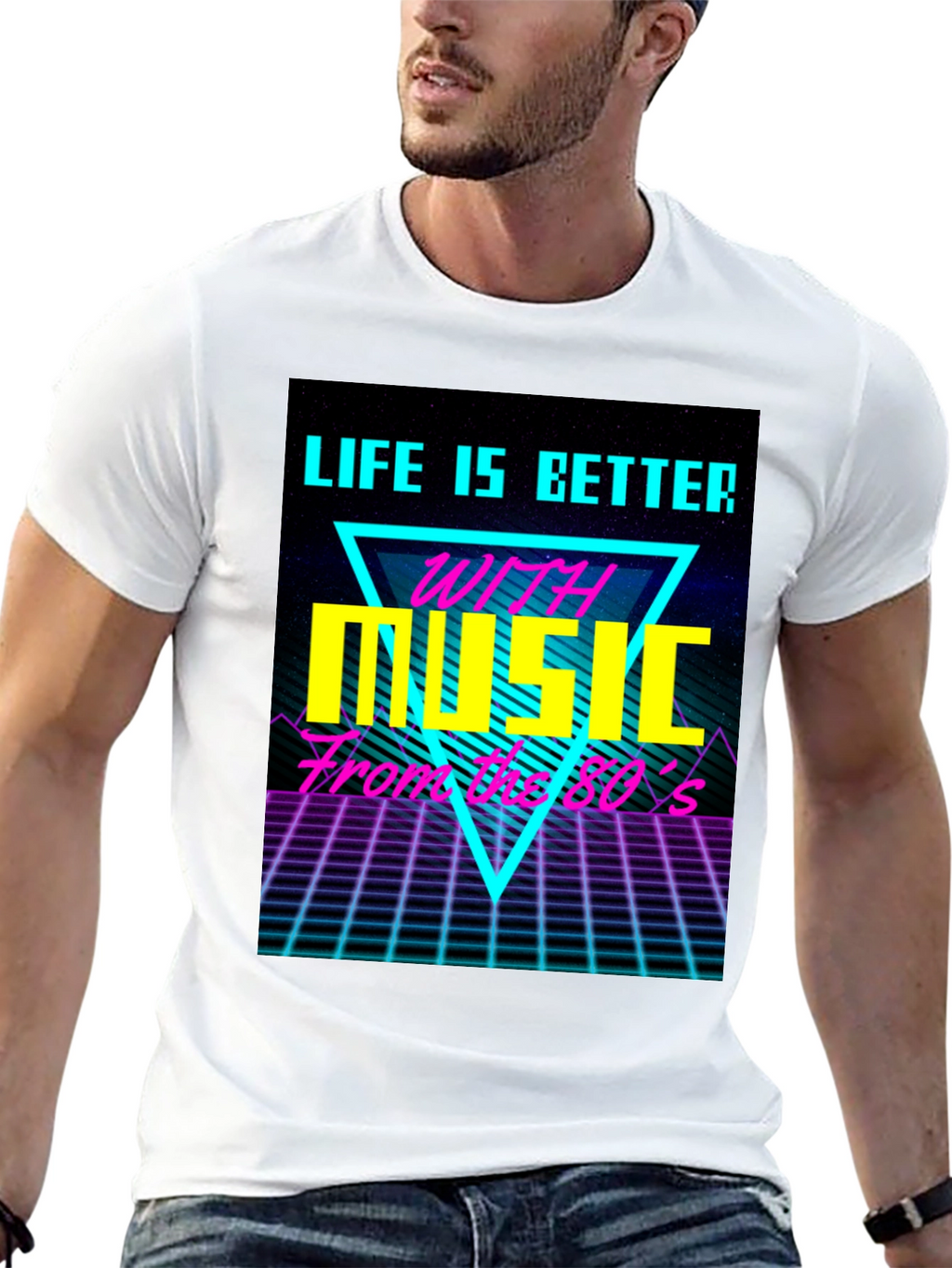 Life is Better with 80s Music Retro T-Shirt