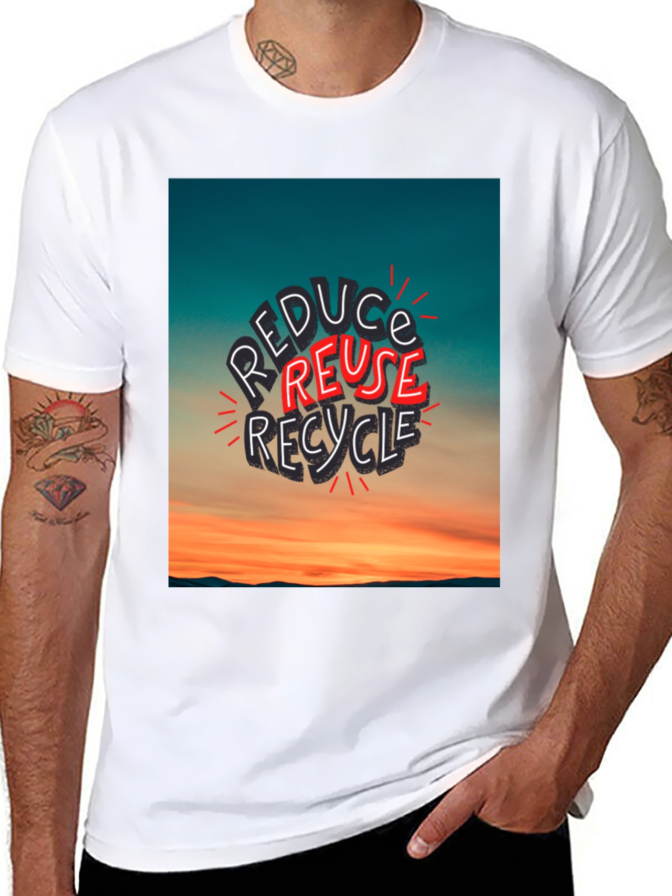 Reduce Reuse Recycle Graphic Tee