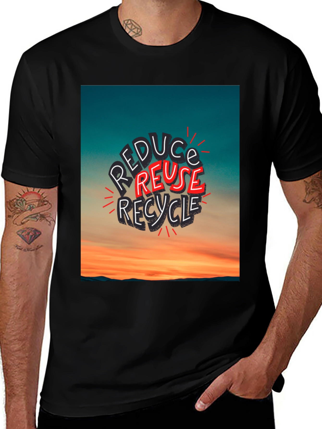 Reduce Reuse Recycle Graphic Tee