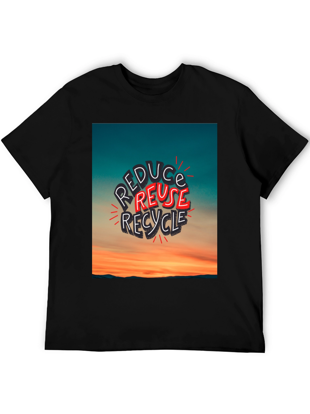 Reduce Reuse Recycle Graphic Tee