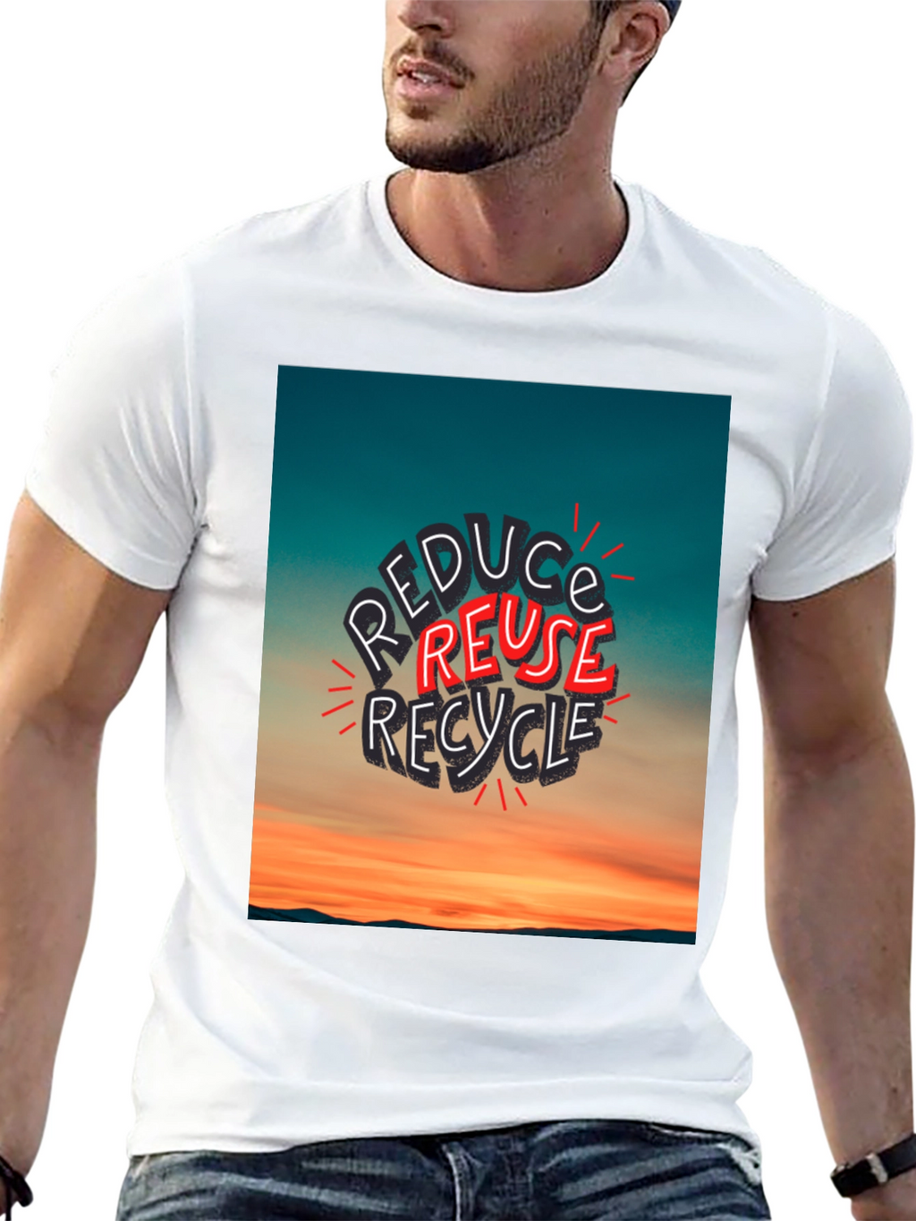 Reduce Reuse Recycle Graphic Tee