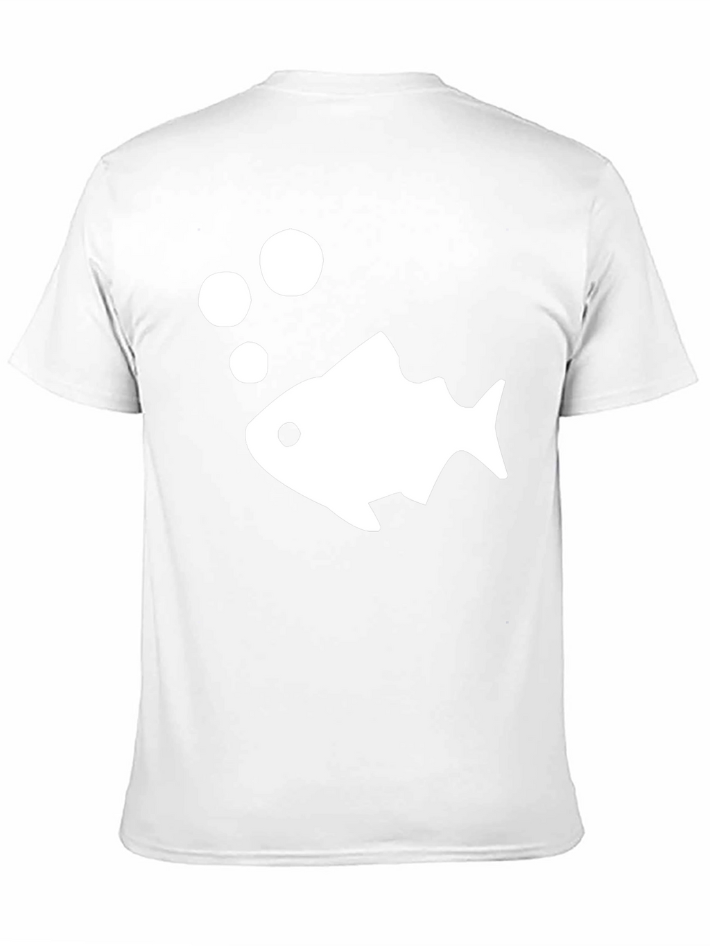 Fish Graphic T-Shirt - Casual Black Tee