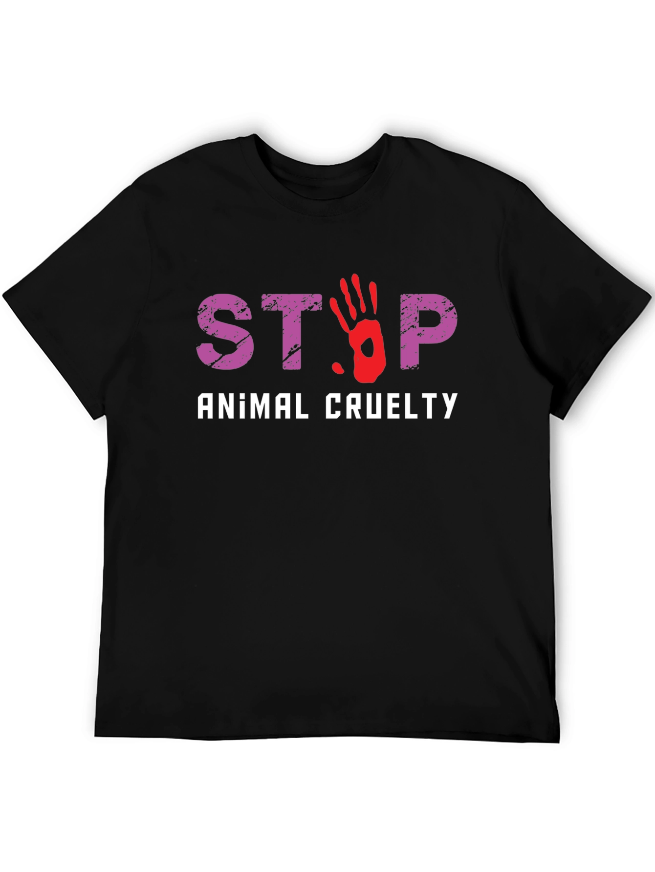 Stop Animal Cruelty Graphic T-Shirt