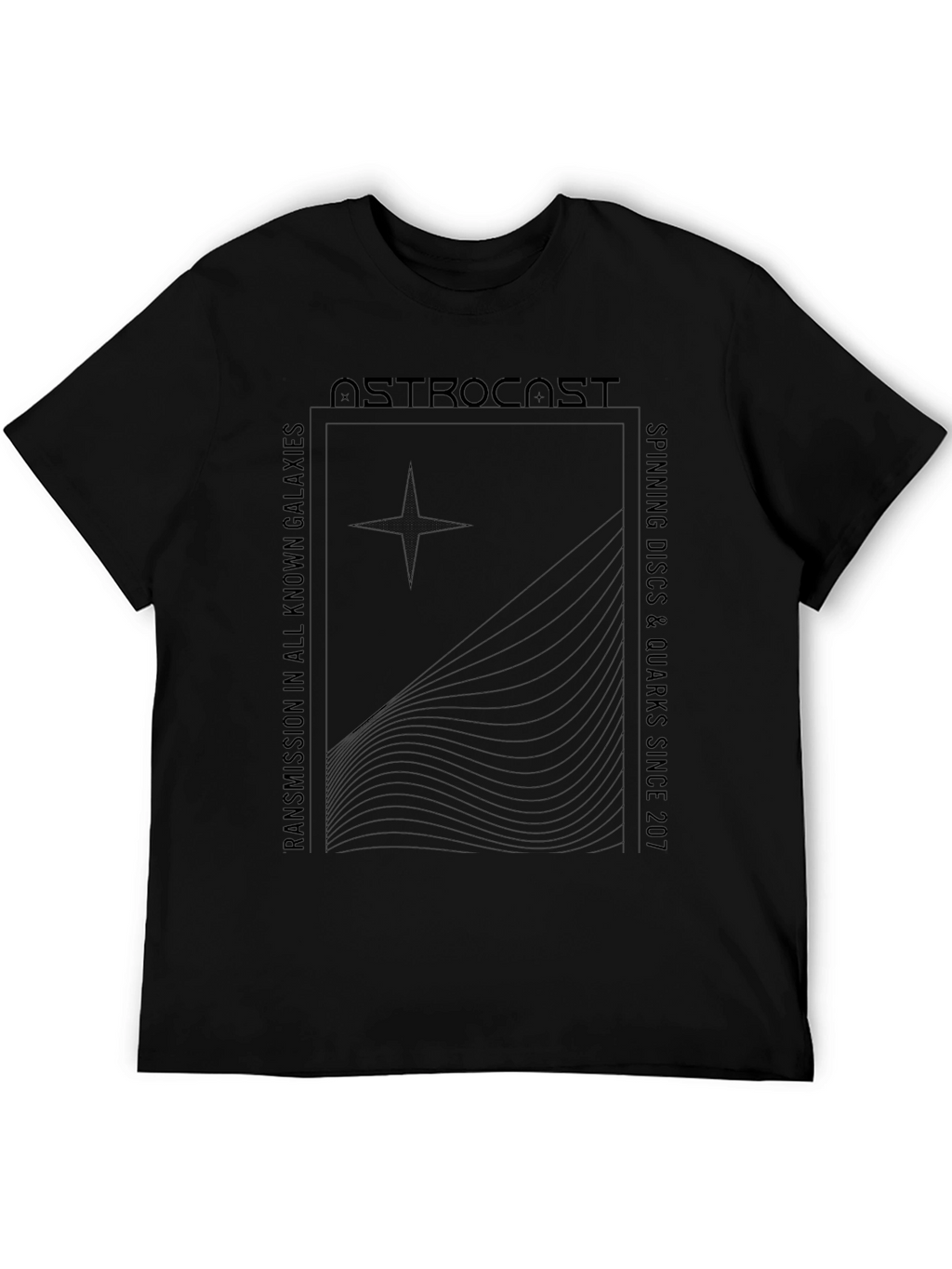 Astrocast Black Graphic Tee
