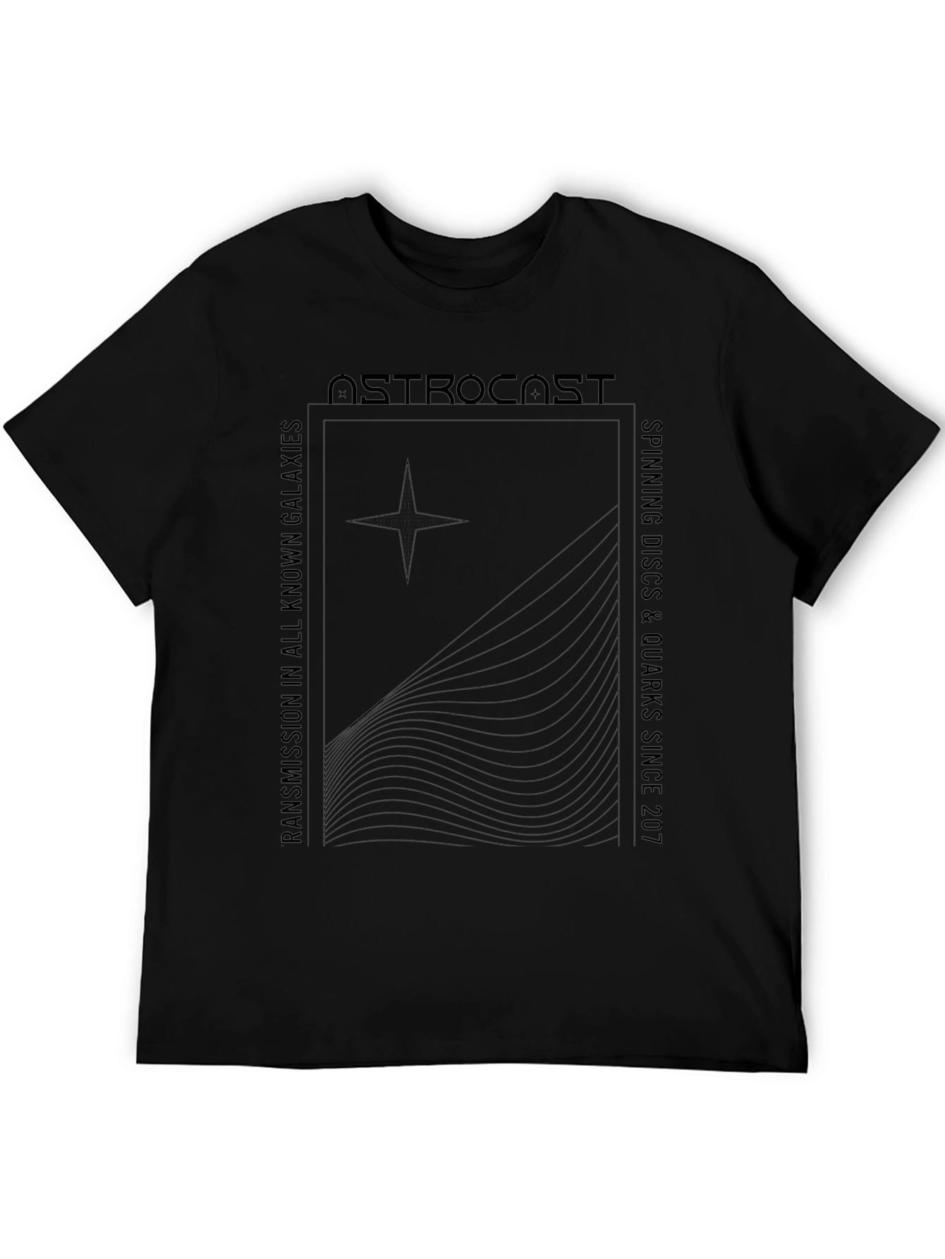 Astrocast Black Graphic Tee
