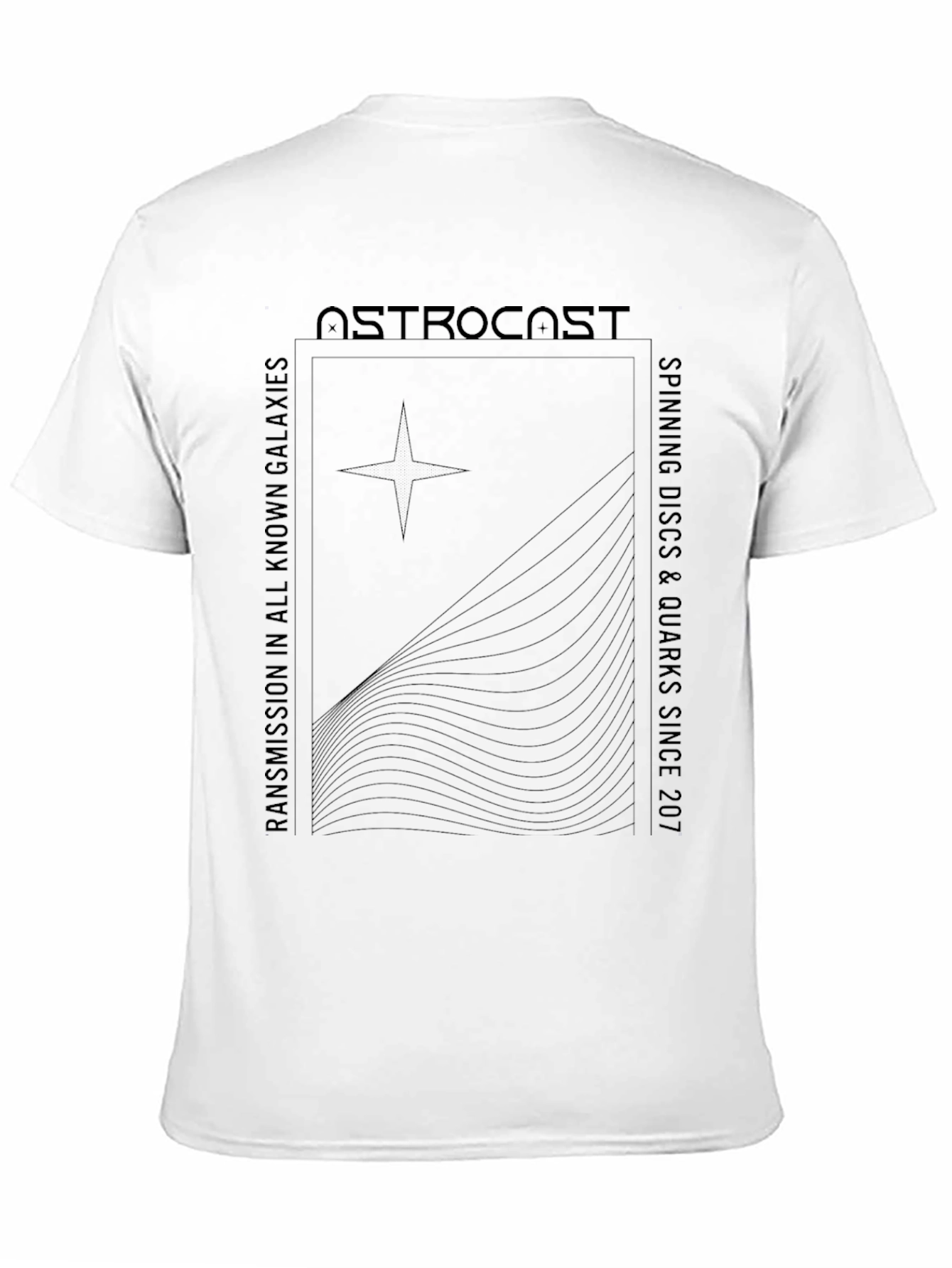 Astrocast Black Graphic Tee
