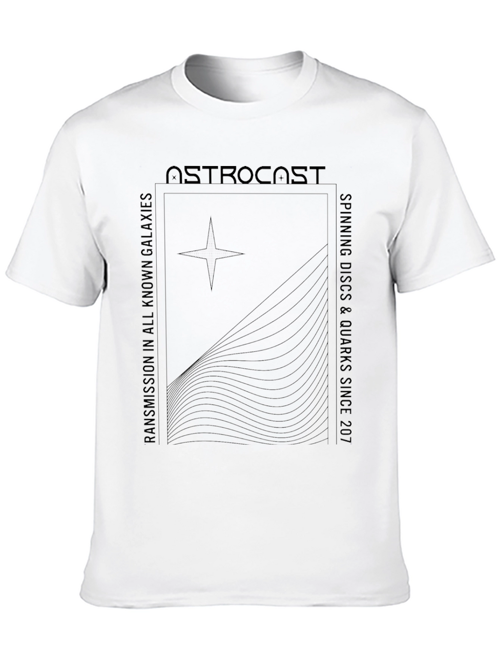 Astrocast Black Graphic Tee