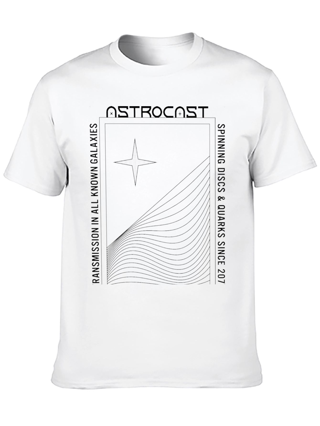 Astrocast Black Graphic Tee