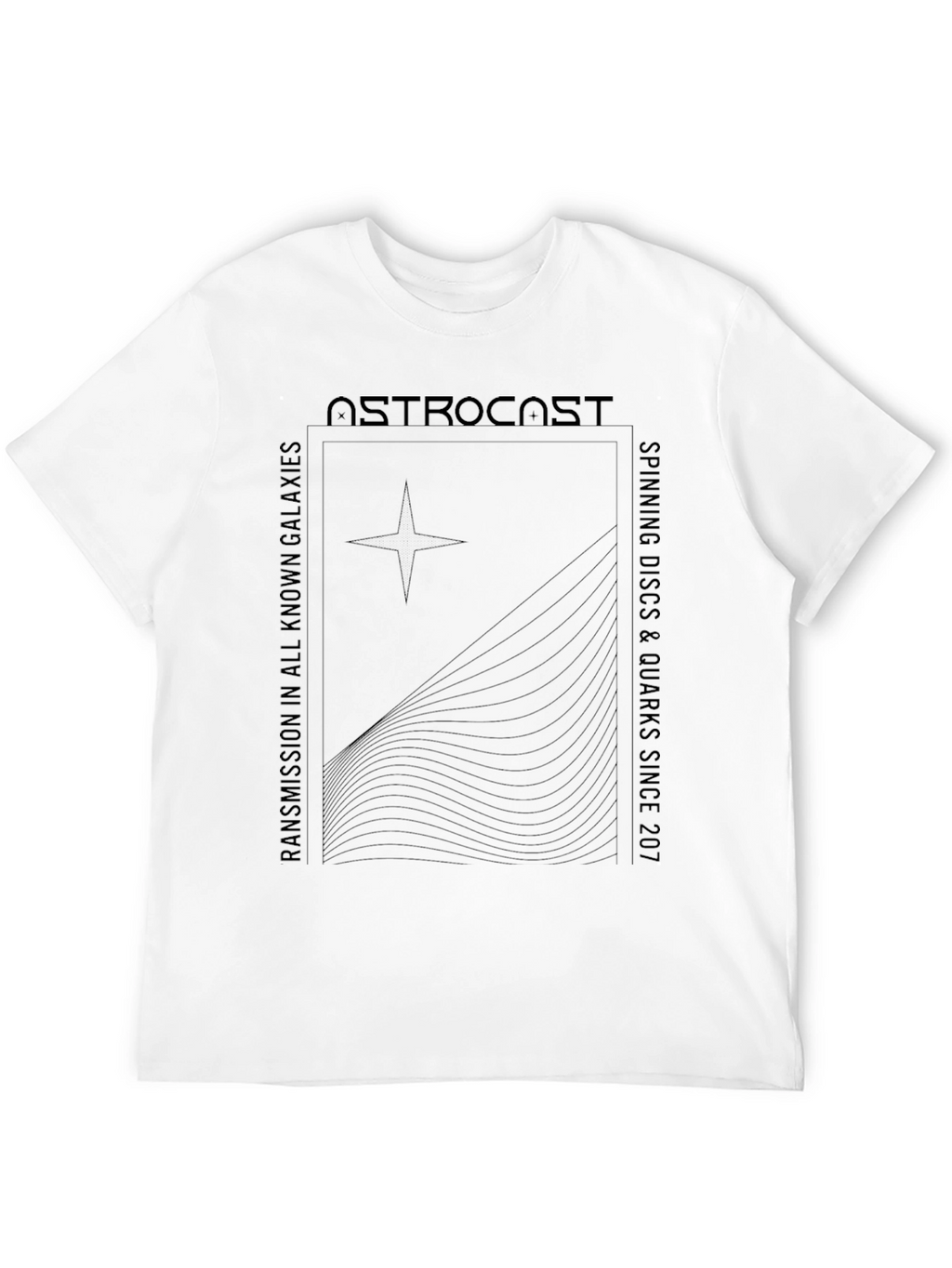 Astrocast Black Graphic Tee