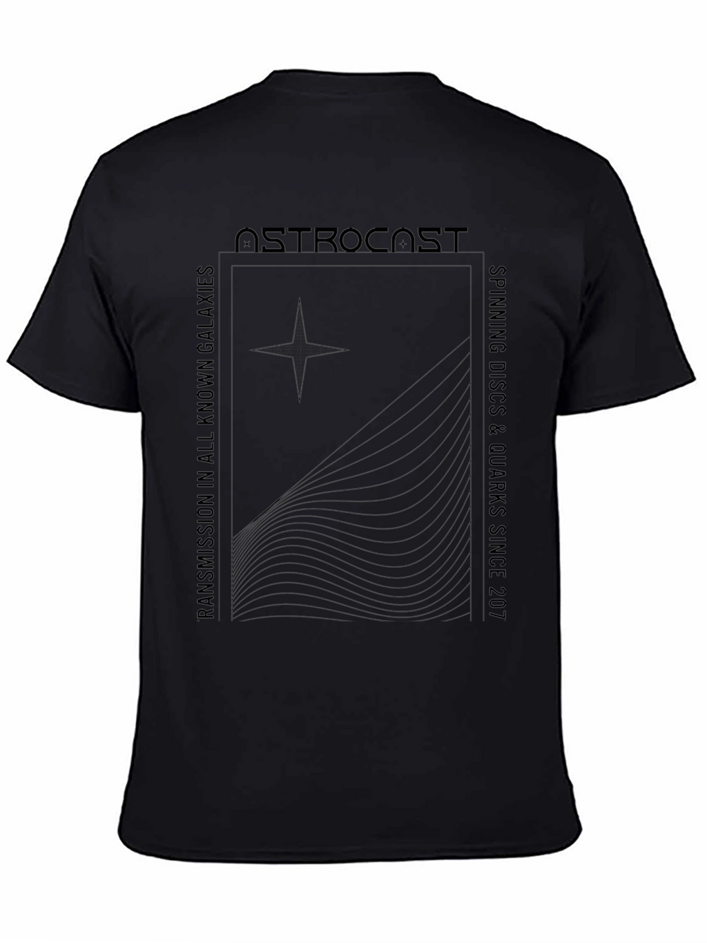 Astrocast Black Graphic Tee