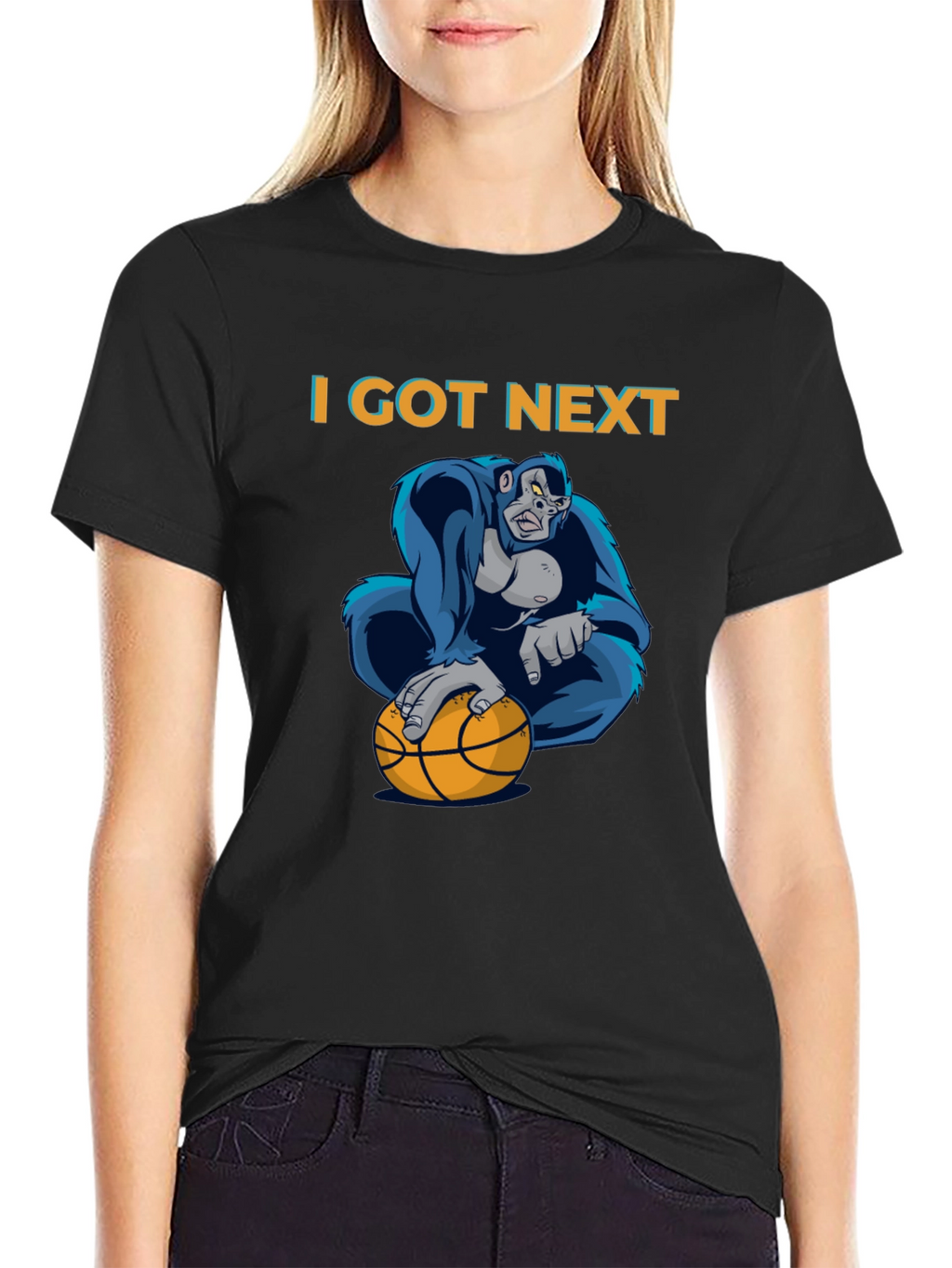 I Got Next Gorilla Basketball Graphic T-Shirt