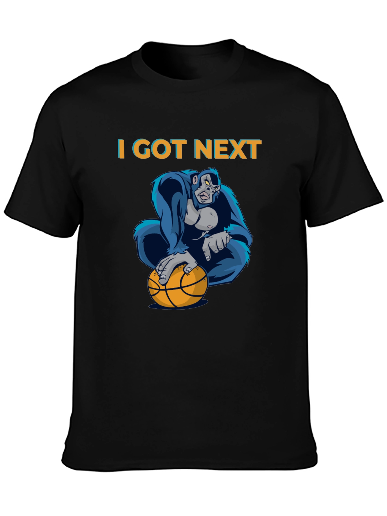 I Got Next Gorilla Basketball Graphic T-Shirt