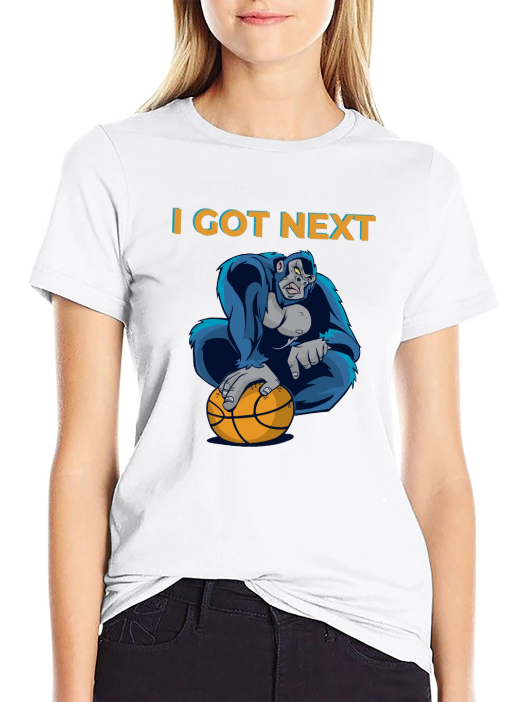 I Got Next Gorilla Basketball Graphic T-Shirt