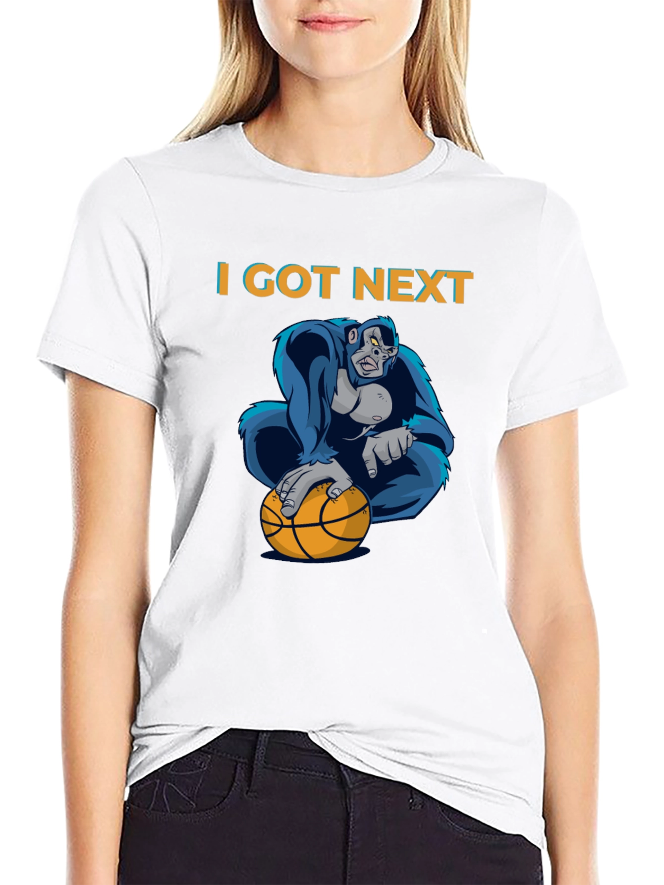 I Got Next Gorilla Basketball Graphic T-Shirt