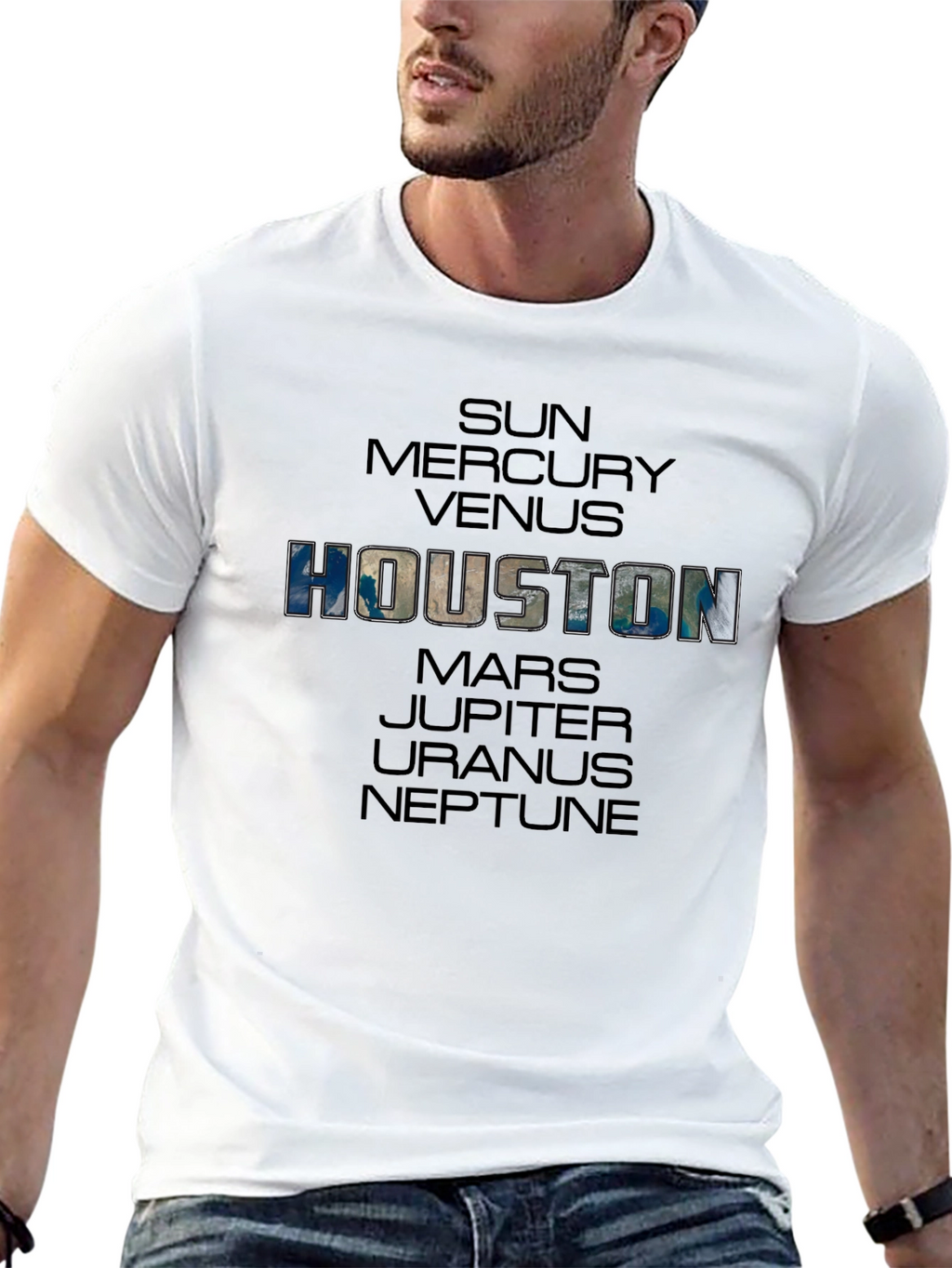 Houston Planet T-Shirt - Space City Pride!