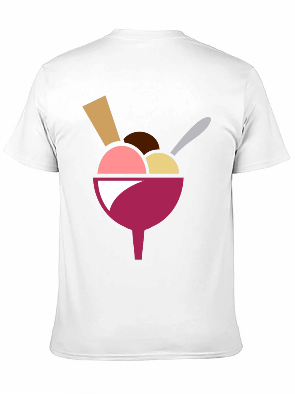 Ice Cream Graphic Mens T-Shirt