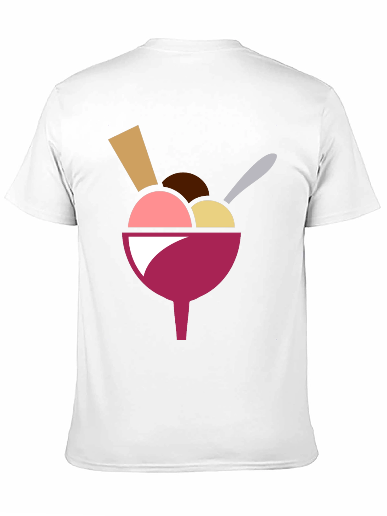 Ice Cream Graphic Mens T-Shirt